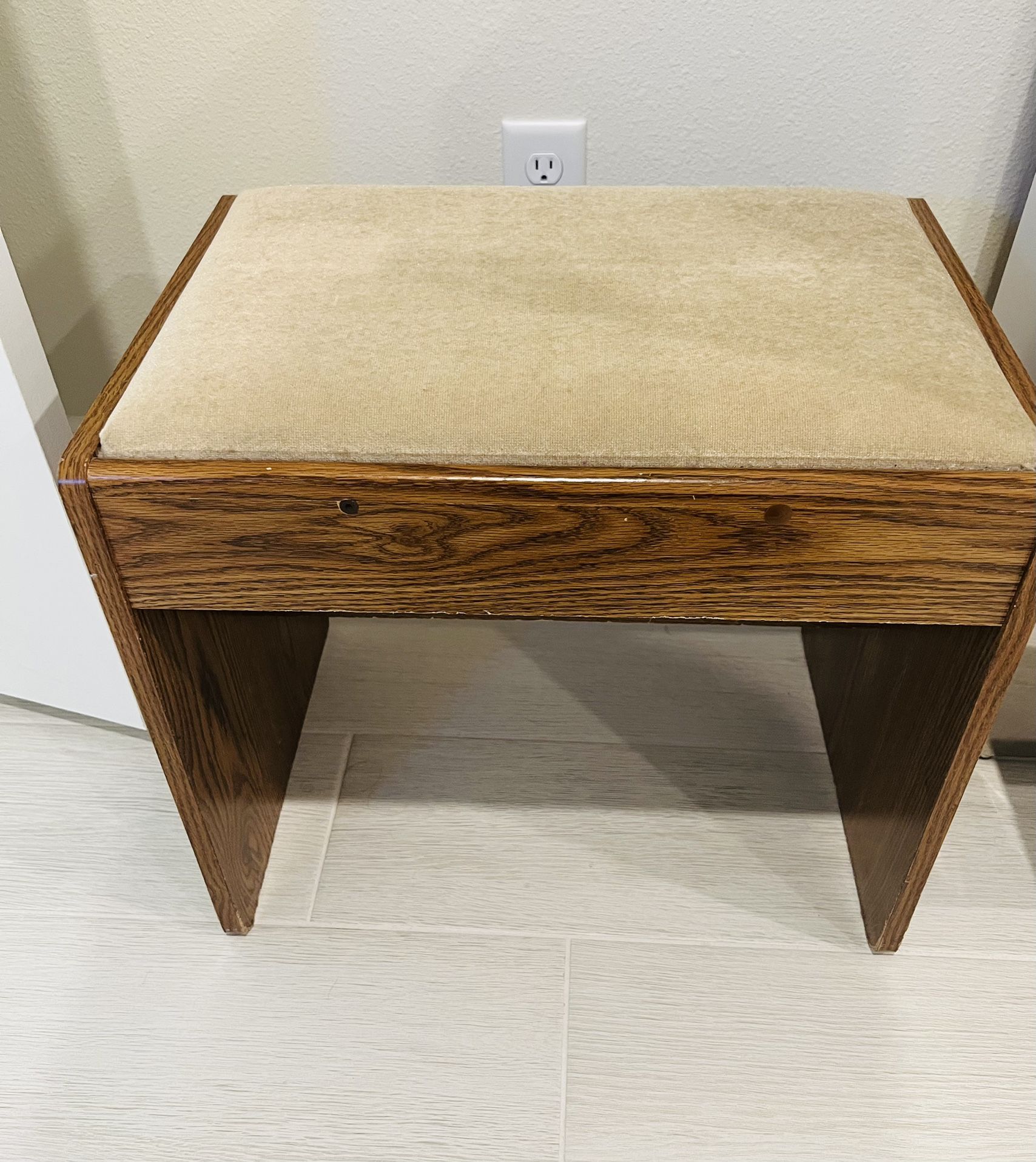 Bench Cushioned For Piano Or Extra Seating