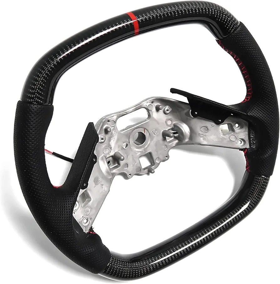 Corvette C8 Carbon Fiber Steering Wheel With Heat. Fits 2020-25. Open Box