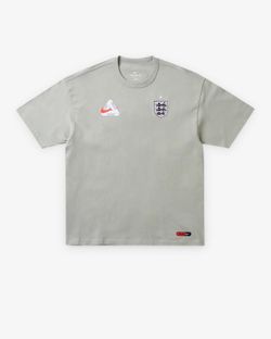 Palace x Nike England T-Shirt Pewter Grey