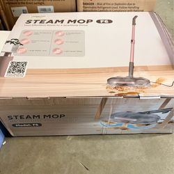 Brand new Scrubbing Steam Mop with Rotating Pads, Spin Steam Cleaner