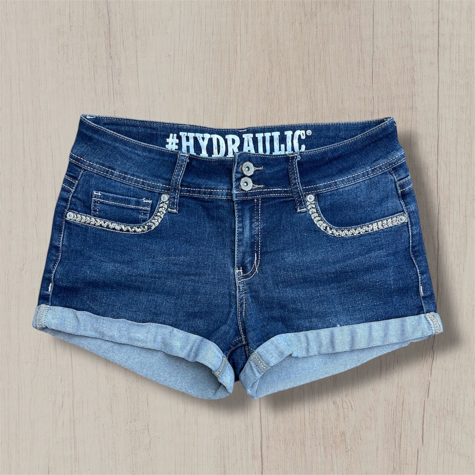 Hydraulic ladies Jean shorts