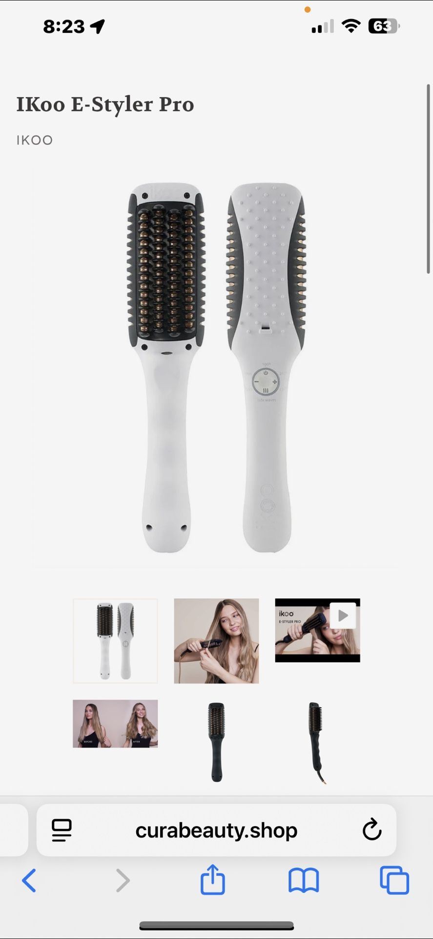 Hair Straightening Brushes
