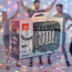 JBL GO 3 Portable Bluetooth Waterproof Speaker - Brand New, Sealed and Unopened
