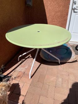 Vintage metal table