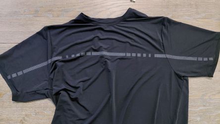 Black Athletic Short Sleeve T-Shirt XXL