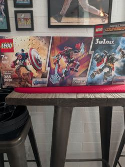 Retired LEGO Set 66671 - Avengers Triple Mech Armour - Capt America, Spider Man, Thor)