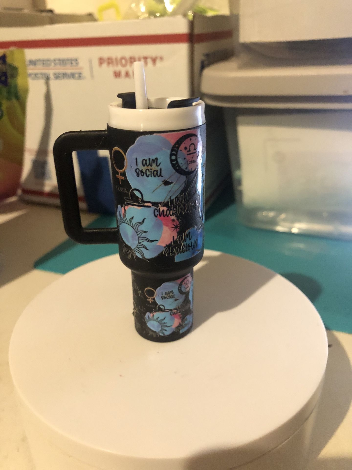 Libra Mini Tumbler Keychain