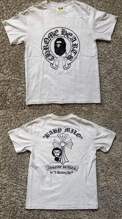 BAPE x Chrone Heart White T-Shirt