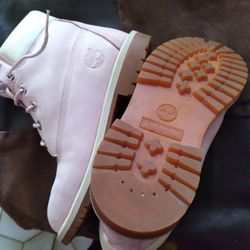Women Shoes,  Timberland Pink Boots,  Size 5.5