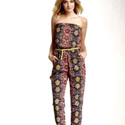 Meghan LA Fabulous Whitney Strapless Jumpsuit