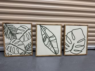 Wall Art (set Of 3)