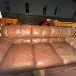 Leather Sofa 
