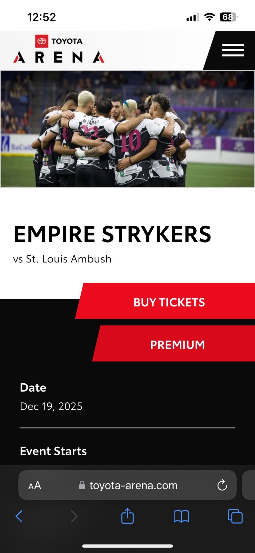 Empire Strykers All Games