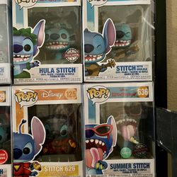 Stitch funko pops