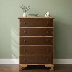 Solid Wood Dresser Or Tall Chest