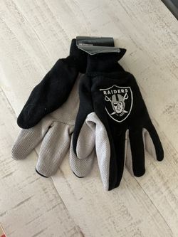 Oakland Raiders Team NFL Adult Full Color Sport Utility  Gloves New