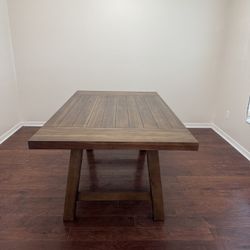 Wood table