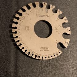 Browne and sharpe Wire Drill Gage