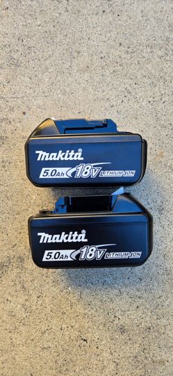 Makita 18v Batteries 5.0 Ah Brand New Price For Both