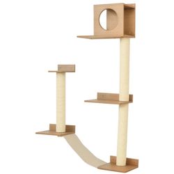 Cat Shelf for Wall, Multi Level Cat Tree Tower with Cat Condo, Sisal Scratching Posts
