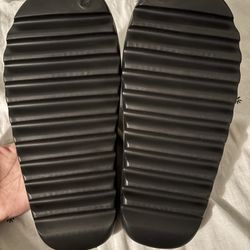 Adidas Black Yeezy Slides (Size 12)