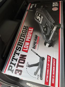 Pittsburgh 3 Ton Low Profile Floor Jack FIRM