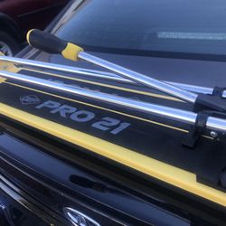 QEP 10521Q 21 in. Pro Manual Tile Cutter, Black & Yellow