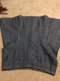 Denim skirt size 6 harolds brand Jean
