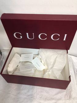 Gucci Burgundy Empty Shoe Gift Box. Dimensions 5x8.5x14.5 Brand new 