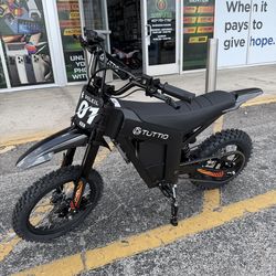 Tuttio Soleil 01 SE Electric Dirt Bike 37MPH! Finance For $150 Down Payment!!