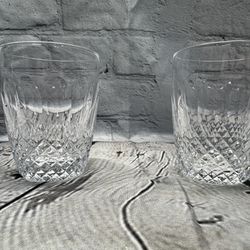 WATERFORD CRYSTAL COLLEEN OLD FASHIONED TUMBLER GLASSES Vintage set 2