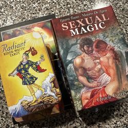 2 Rider-Waite Tarot Decks+ 2 Oracle Decks
