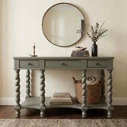 Beautiful entryway table : vanity : desk : coffee bar