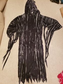 Boys 8/10 Hooded Grim Reaper Costume