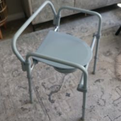 PORT-A-POTTY, GREY ADJUSTABLE, REMOVABLE POT TO EZ EMPTY