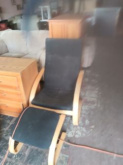 Chair with stool