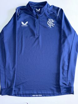 Glasgow Rangers FC Castore Qrt. Zipper Training Pull Over Size L