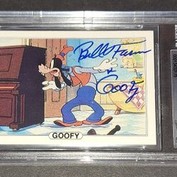🔥 Bill Farmer autographed card Beckett COA🔥