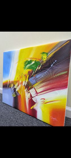 Abstract Oil Painting On Canvas 