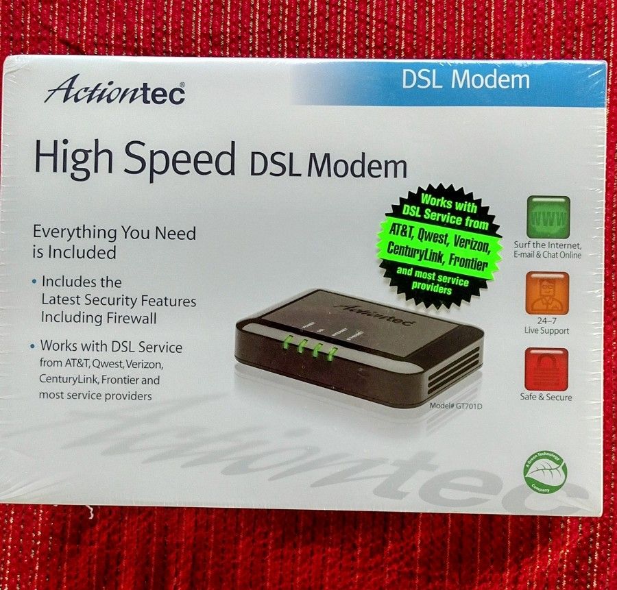 Actiontec GT710D High Speed DSL Modem