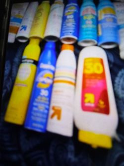 New sun block. All types