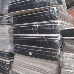 King Queen Full Twin Mattress With Box Spring Available!! Delivery 🚚