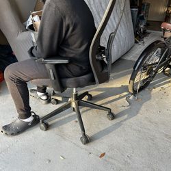 Rocking, Swivel, Rolling Black Office Chair