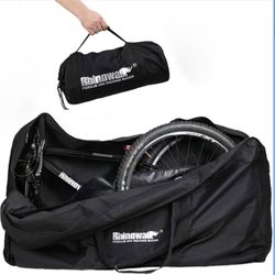Folding Bike Bag Bicycle Storage Carry Case, Thick Mountain Bike Transport Box, Professional Cycling Cover Accessories Retails $44.65