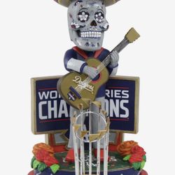 Senor Los Angeles Dodgers 2020 World Series Champions Day Of The Dead Bobblehead