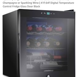 12 Bottle Wine Cooler Beverage Fridge