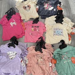 Wonder Nation Girl Shirts sizes 4-7 Single or Wholesale