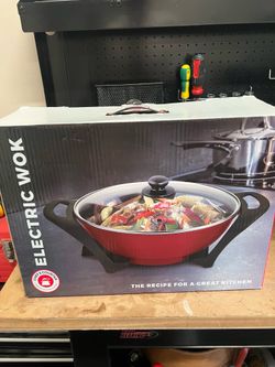 Brand new electric wok and hotpot