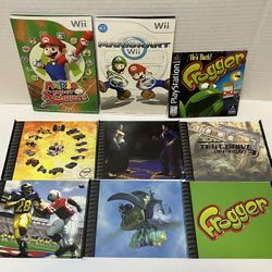 PS1 Wii Case Art & Manuals 