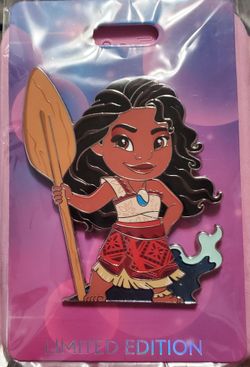 WDI D23 2025 Chibi Heroines Moana pin Limited Edition 400.